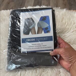 Black Groin Support NWT One Size